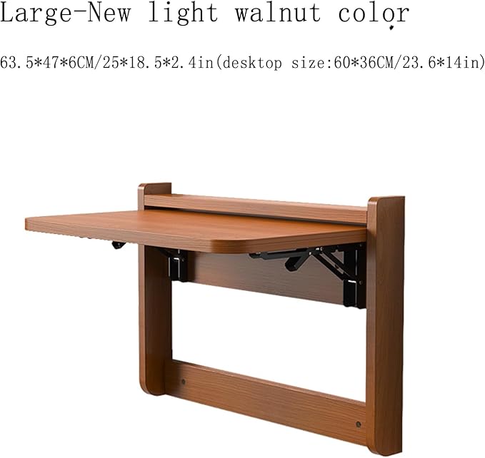 Fold Down Laundry Table, Home bar Foldable Floating nightstands，Floating - Image 3