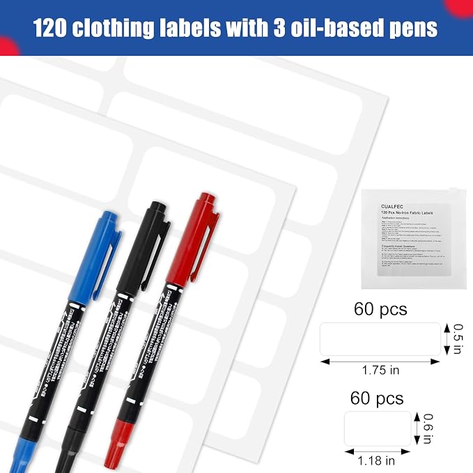 Self-Stick Clothing Labels - Image 2