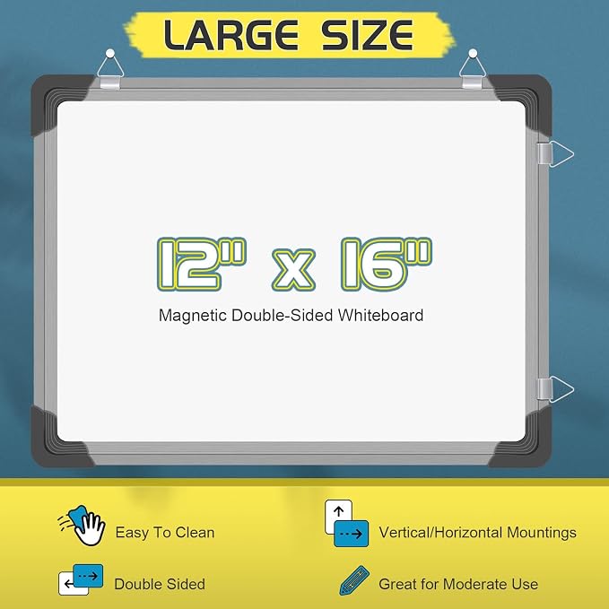 2 Pcs Dry Erase Calendar Whiteboard - Image 5