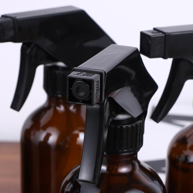 4pcs 250ml Brown Glass Spray Bottles - Image 3