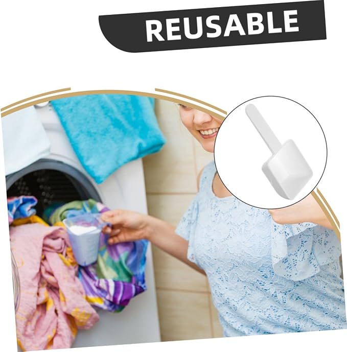 Kichvoe 30pcs Reusable Plastic Laundry Powder Scoops Small Multi Use Measuring - Image 5