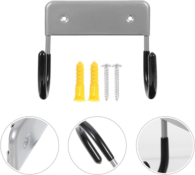 Ironing Board Wall Mount Holder Metal Hanging Rack Iron Holder - Image 6