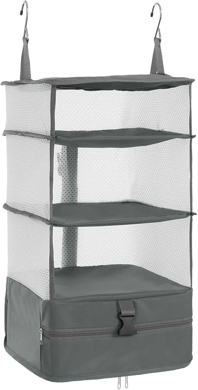 ELEZAY Hanging Packing Cubes Portable Travel Closet Collapsible Compression by ELEZAY