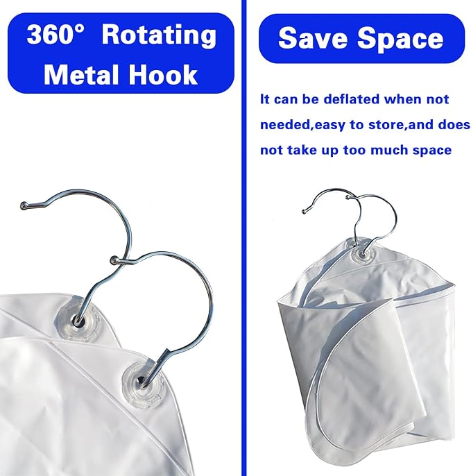 5pcs Inflatable Hanger Travel, Portable Folding Clothes Drying Rack - Image 9