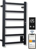 Smart Wireless Electric Towel Warmer | Blade Thin 6 Bar Design | Hardwired & by Topdattion