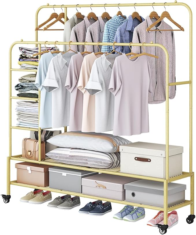 SUOERNUO Garment Rack for Hanging Clothes Rack Heavy Duty Portable by SUOERNUO