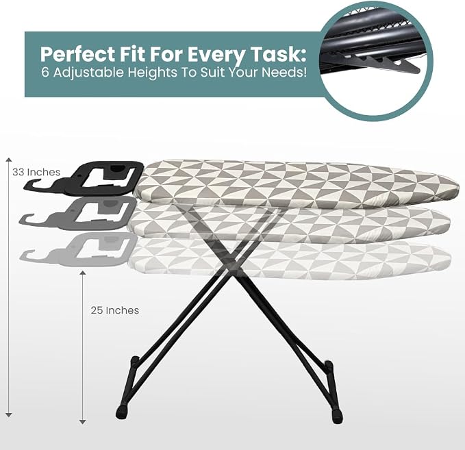 Compact Ironing Board Foldable | Hanging Iron Board - Image 5
