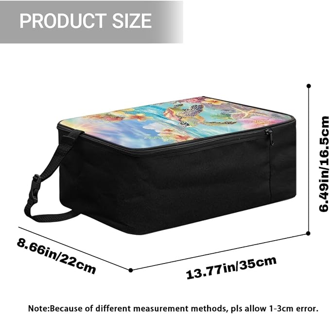 Steam Iron Travel Bag Eggflower Turtle Water-Resistant Protective Pouch - Image 7