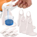 4 PCS Laundry Detergent Cup Holder & Nozzle Force-Saving Switch, Plastic Liquid by Unknown
