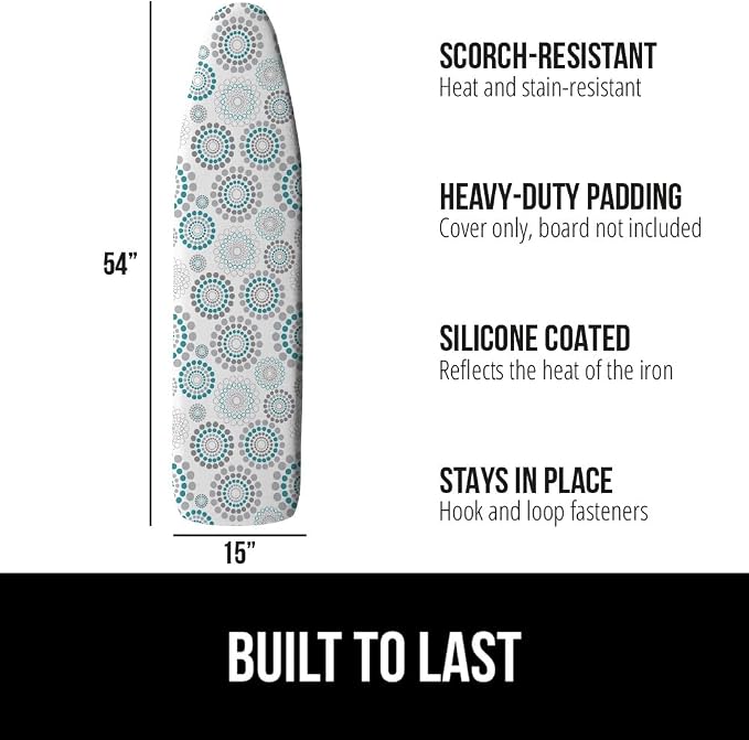 GORILLA GRIP The Original Ironing Board Cover and Pad, Silicone Coating - Image 2