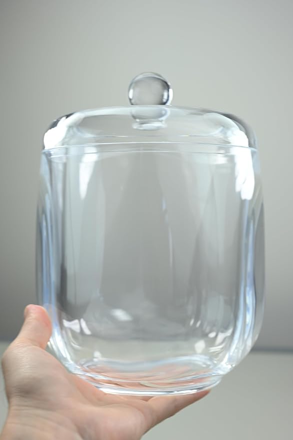 TidyFriend Clear Pod Container for Laundry Room, Glass Laundry Jar - Image 3