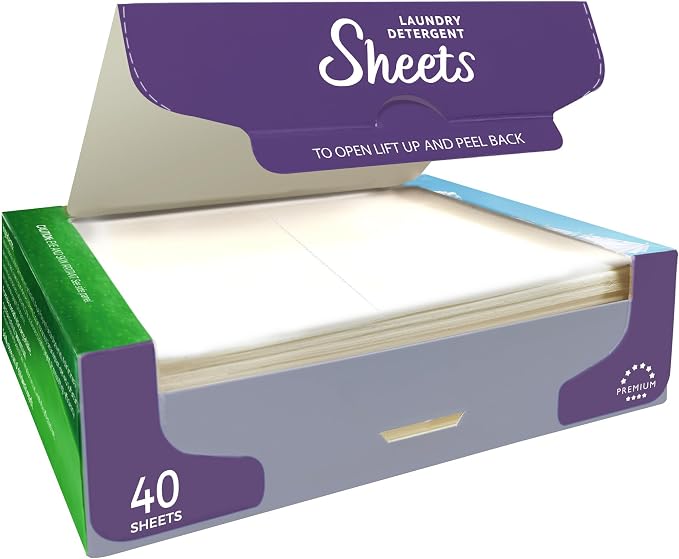 Laundry Detergent Sheets by Zinshine