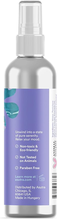 ASUTRA Multi-Use Essential Oil Aromatherapy Pillow Spray, 4 fl oz Aluminum - Image 3