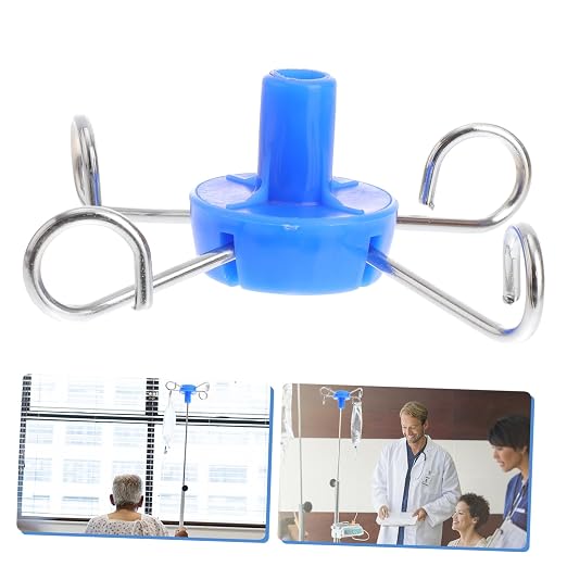 GLEAVI Vertical Infusion Stand Hook Infusion Bottle Hanger Sturdy Steel - Image 8
