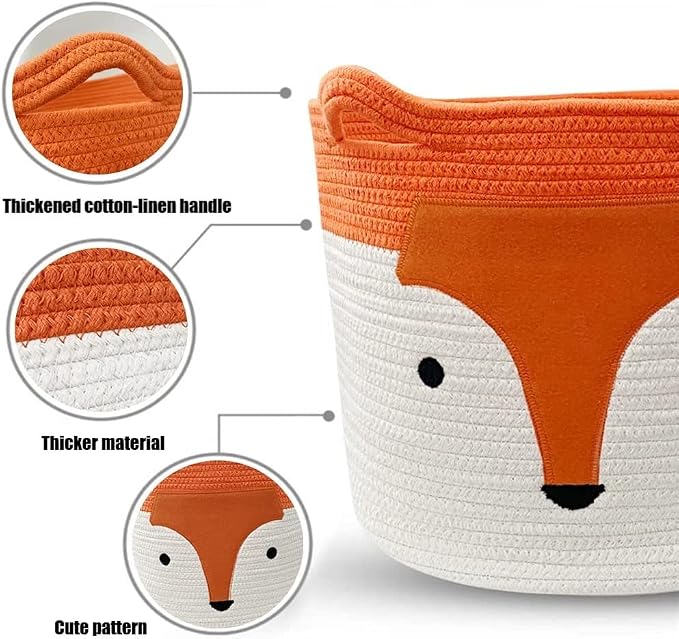 Cotton Rope Laundry Basket - Image 2