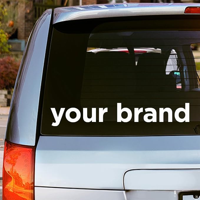 Oliver's Labels Window Decals, Durable Personalized Name Labels & Tags - Image 2