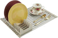Aluminum Roll Up Dish Drying Rack Over Sink by Unknown