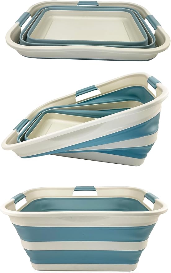 SAMMART 42L Collapsible Plastic Laundry Basket - Image 6