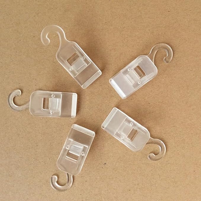 PRETYZOOM 12 Pcs Heavy Duty Laundry Hooks Foldable Travel Hangers Plastic - Image 9