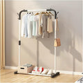 Standing Coat Stand Clothes Drying Rack Floor Balcony Home Clothesline Drying by Unknown
