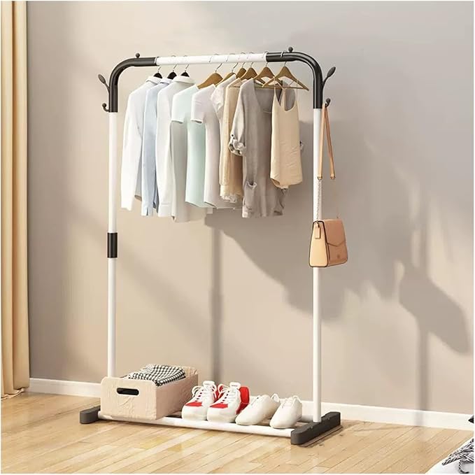 Standing Coat Stand Clothes Drying Rack Floor Balcony Home Clothesline Drying by Unknown