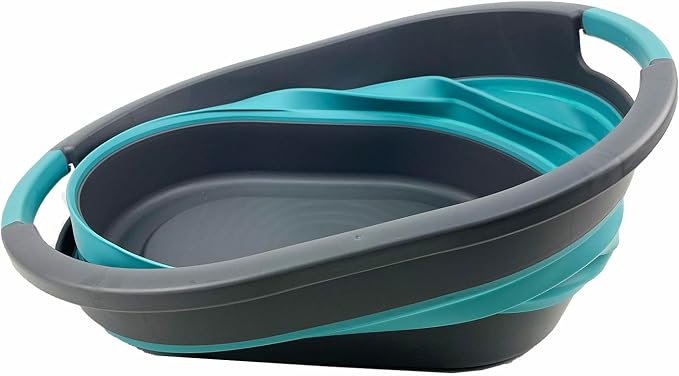 SAMMART 23L Collapsible Plastic Laundry Basket - Image 3
