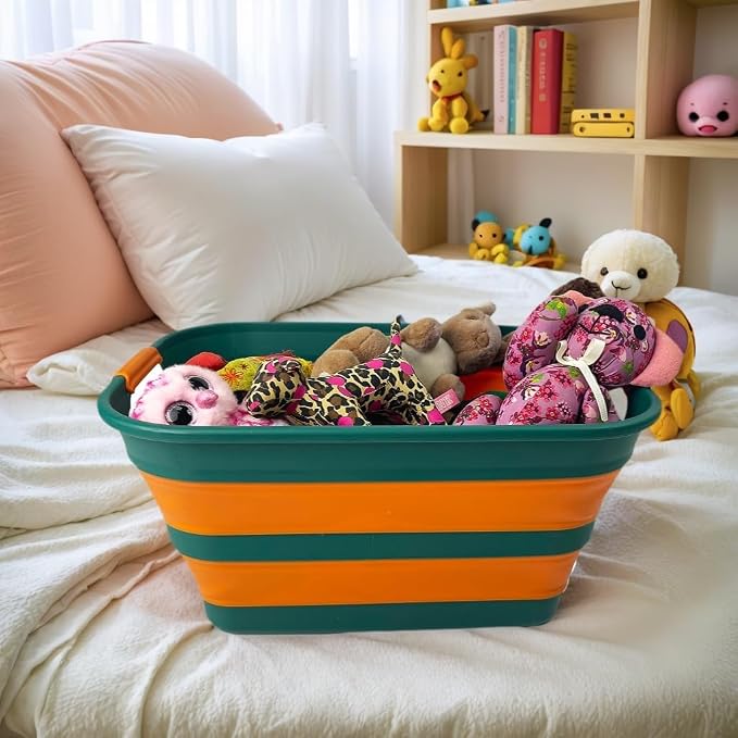 SAMMART Collapsible Plastic Laundry Basket - Image 3