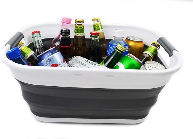 SAMMART 17.5L Collapsible/Foldable/Pop Up/Portable Washing Tub/Storage Basket - Image 6