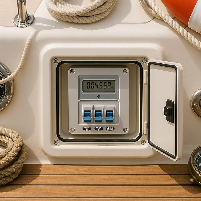 200 Pcs Boat Switch Panel Labels, Oval Marine Boat Dash Board Switch Instrument - Image 5