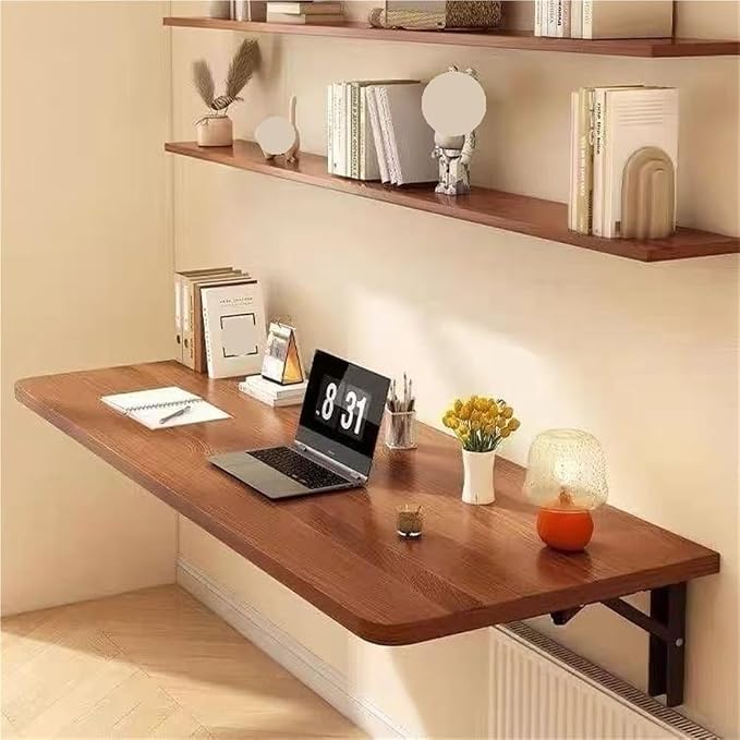 Wall Mounted Desk, Folding Shelf Made of Artificial Board, Laundry Room Folding by TPTBON