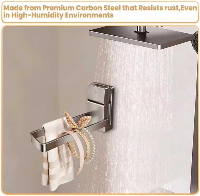 Hand Towel Bar, Upgrade Self-Adhesive Kitchen Towel Holder Reduce Fall Off - Image 6
