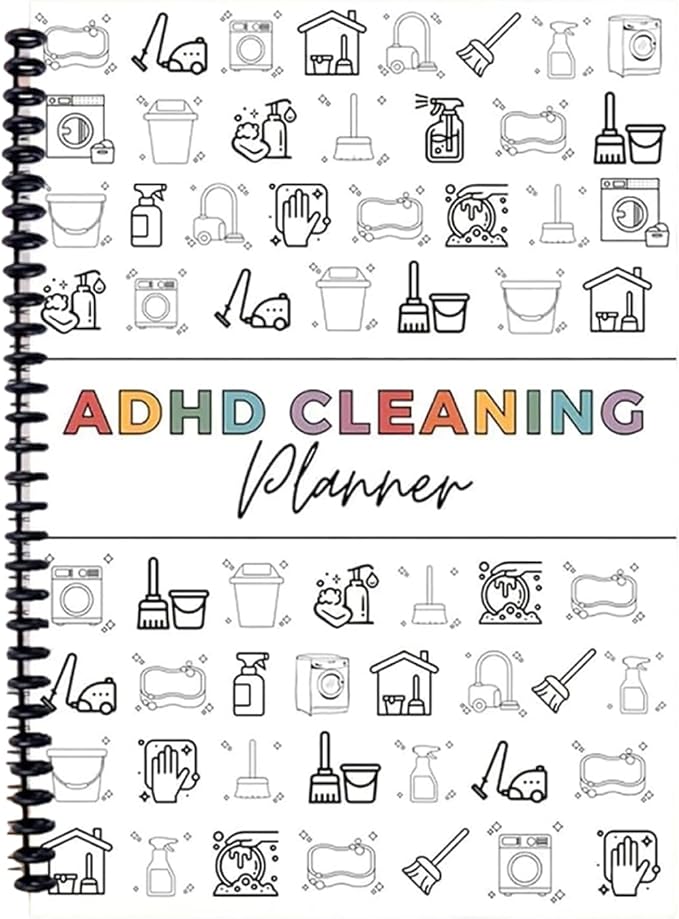 Cleaning Planner, Household Cleaning Schedule and Checklist Organizer, Weekly by Unknown