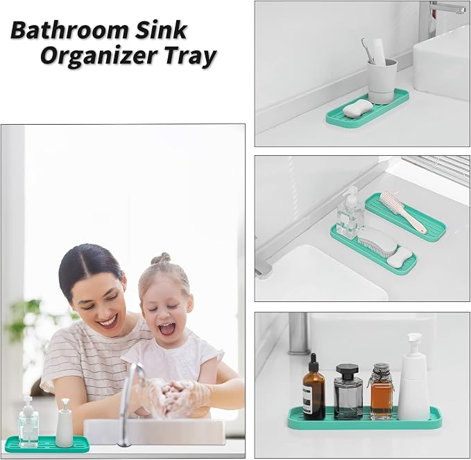 Silicone Kitchen Sink Organizer Tray - Image 4