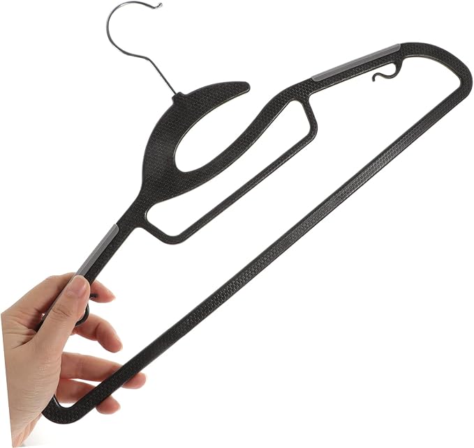 10pcs Non- Plastic Hangers for Adults Heavy Duty Clothes Hangers Space Saving - Image 7
