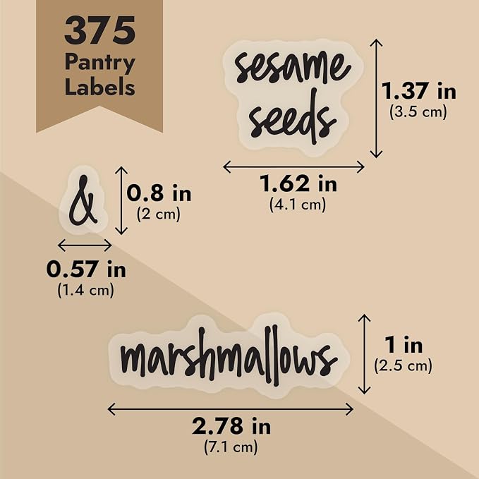 Talented Kitchen Pantry Labels for Containers - Image 6