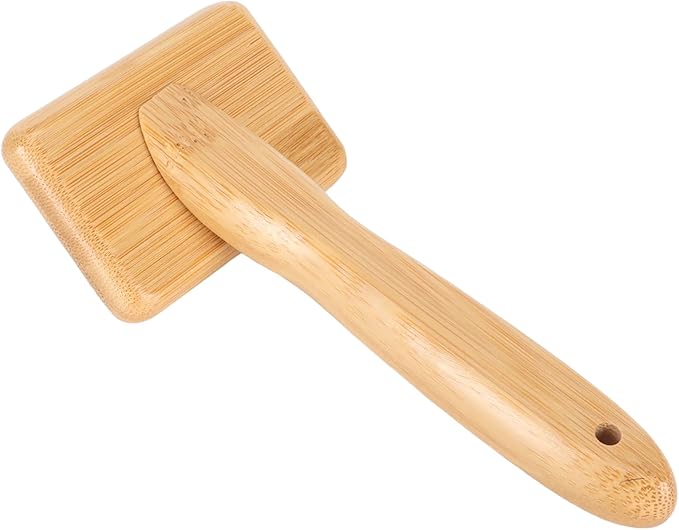 Macrame Comb, Wooden Handle Macrame Fringe Comb - Image 7