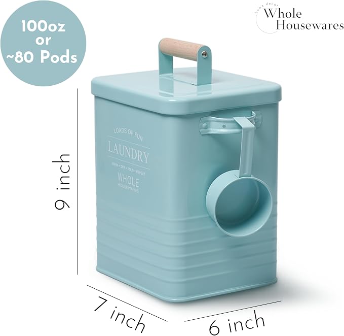 WHOLE HOUSEWARES Laundry Powder Container - Image 3