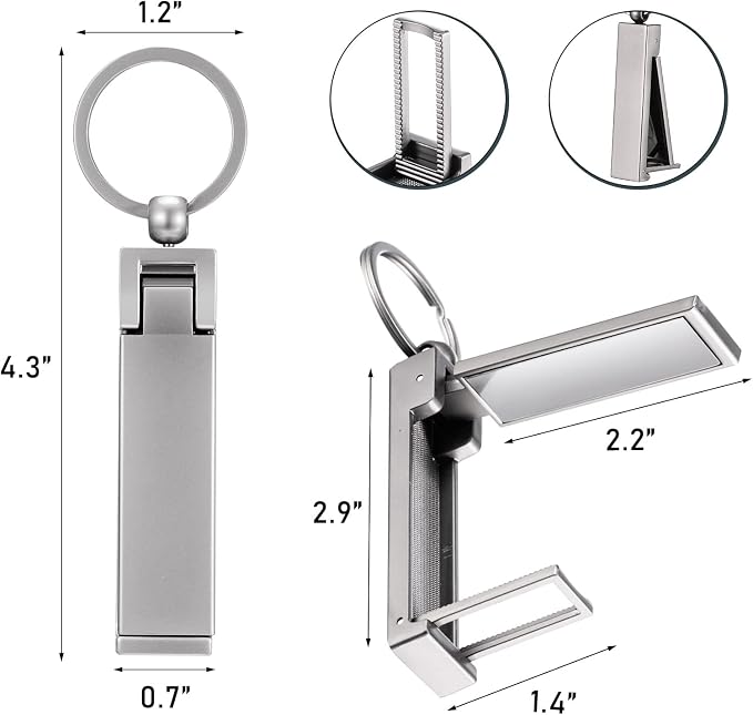 Hotop 3 Pieces Purse Hook for Table Instant Bag Hook Hanger, 2-in-1 Handbag - Image 3