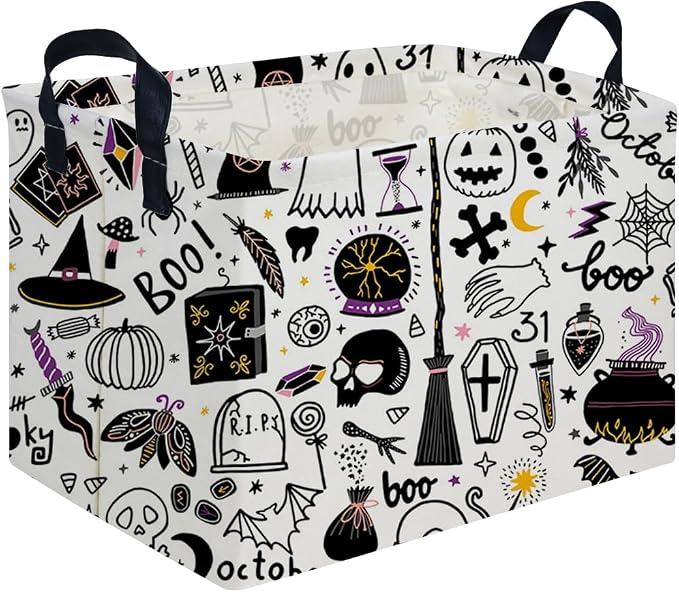 Halloween Ghost thriller basket, Empty Halloween basket, Horror and thriller by FXOCSHE