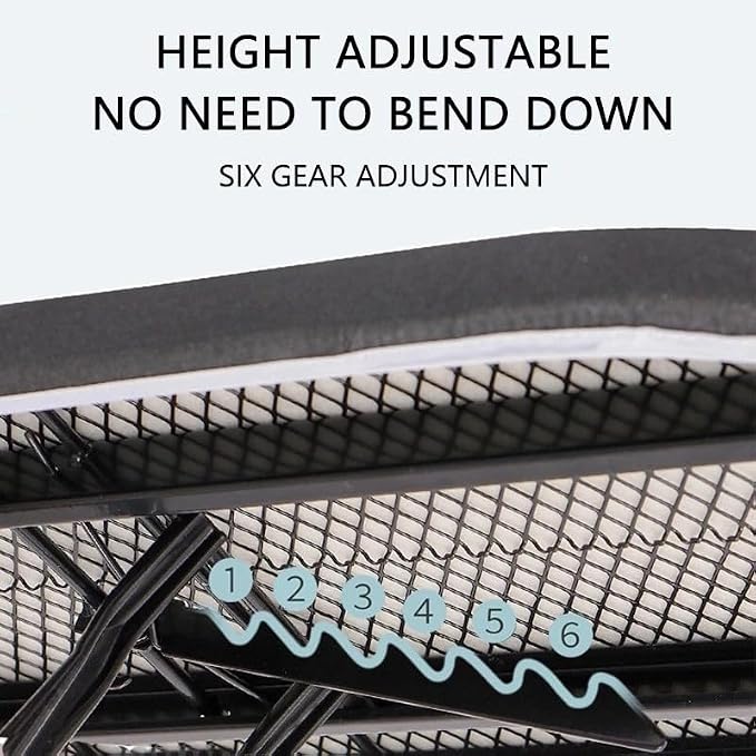 Deluxe Ironing Board with Heat-Resistant Cover & Thick Felt Pad, Foldable - Image 5