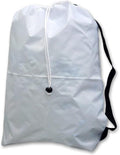 Strap Laundry Bag with Drawstring and Lockable Closure, Color: White, Size: by Laundry+Bag+Store+Online