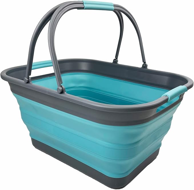 SAMMART Collapsible Tub with Handle 29L by SAMMART
