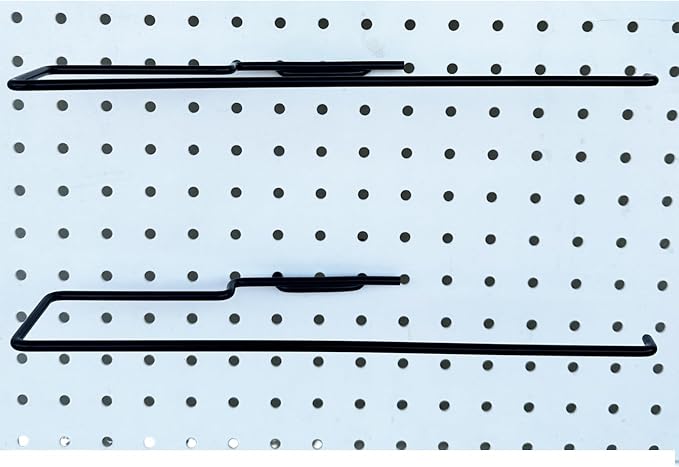 2 Pack Pegboard Paper Towel Holder Peg Board Organization Accessories - Image 6