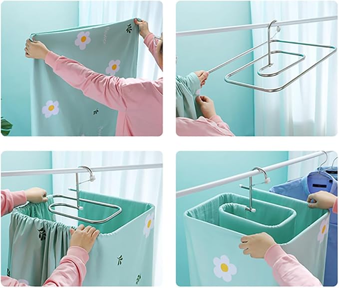 SUPVOX Stainless Steel Spiral Quilt Rack - Image 8