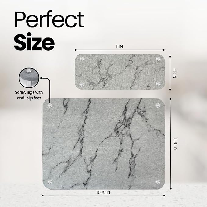 Stone Drying Mat for Kitchen Counter - Image 6