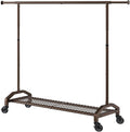 Heavy Duty Clothes Rack for Hanging Clothes Extendable Rolling Clothing Rack by Wiracks