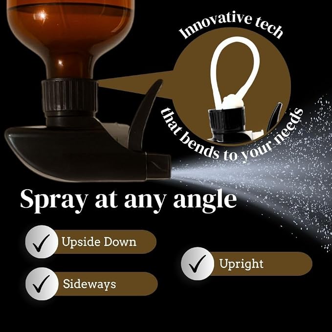 360° Heavy Duty Spray Bottle 32oz | Upside Down Spray Bottles | All Purpose - Image 2