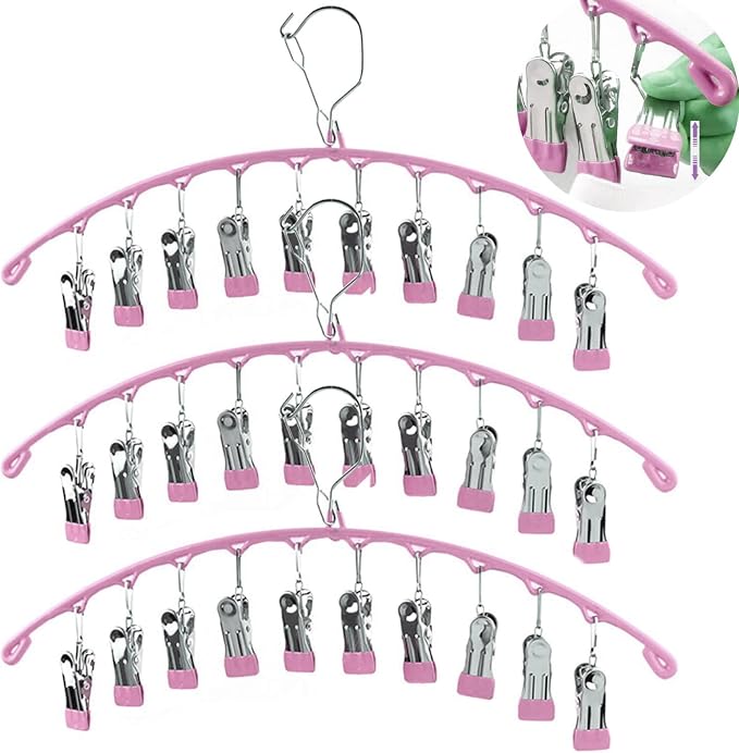 3Pack Legging Organizer for Closet, Upgrade Skirt Pants Hangers by LUNHAJIN