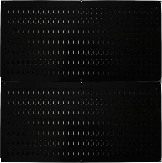 Wall Control Pegboard Rack Horizontal Metal Pegboard Garage Tool Storage Pack by Wall+Control