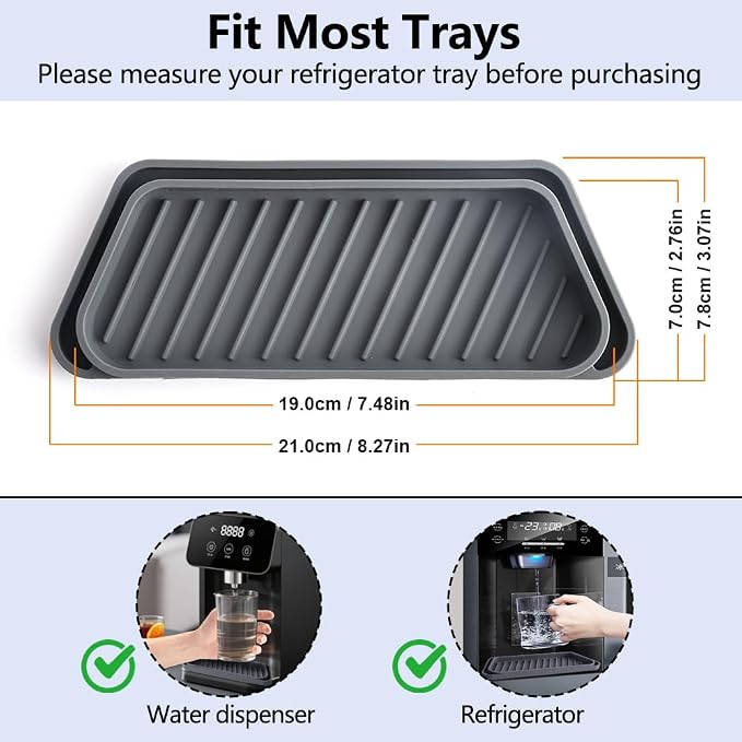 Refrigerator Drip Tray, Cuttable Fridge Water Dispenser - Image 2